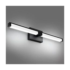 OKELI Lámpara de tocador de baño regulable color negro_1
