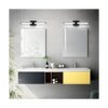 OKELI Lámpara de tocador de baño regulable color negro_2