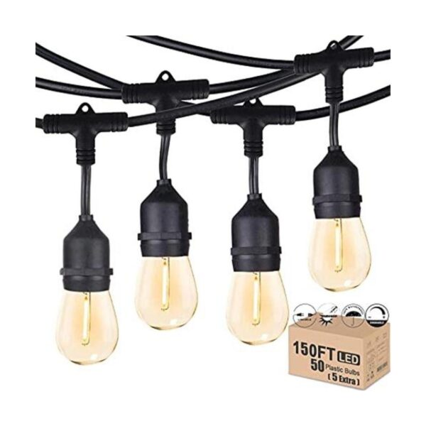 Cadena de luces LED para exteriores resistente al agua_1