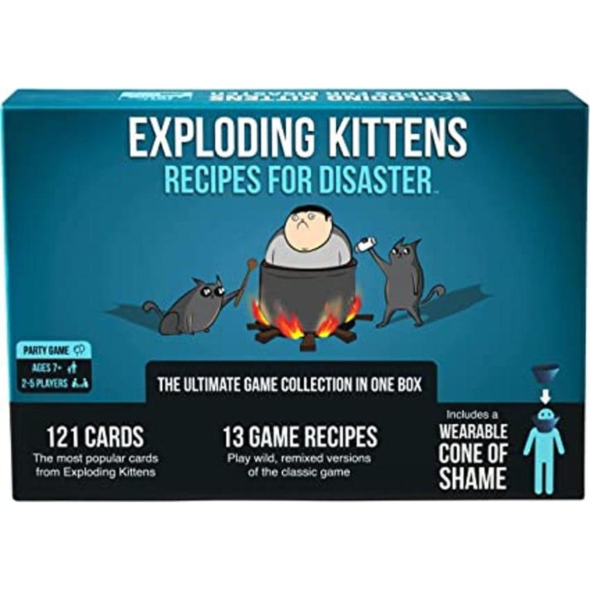 Exploding Kittens Recipes for Disaster Juego de juego de