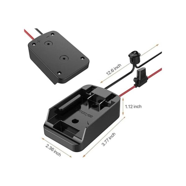 Adaptador de rueda de alimentación con fusible e