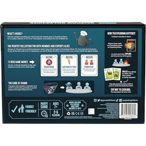Exploding Kittens Recipes for Disaster Juego de juego de_2