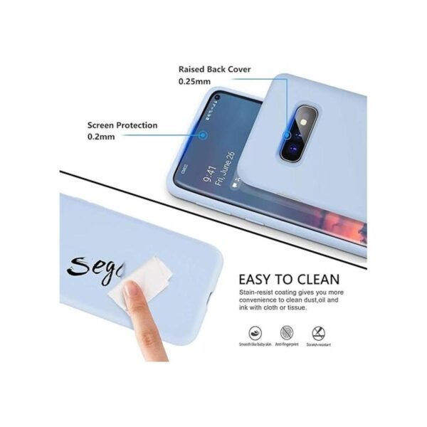 E Segoi Funda para Samsung Galaxy S10e funda de goma de_4