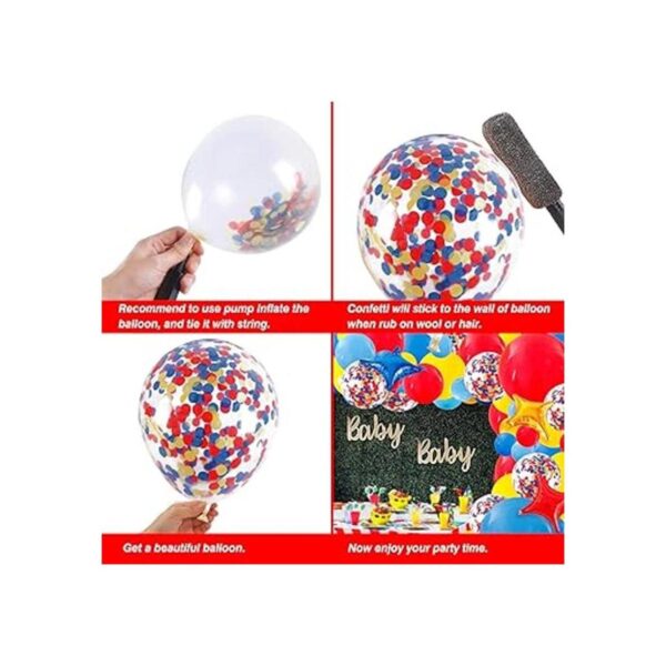 RUBFAC Kit de arco de guirnalda de globos de circo de_3