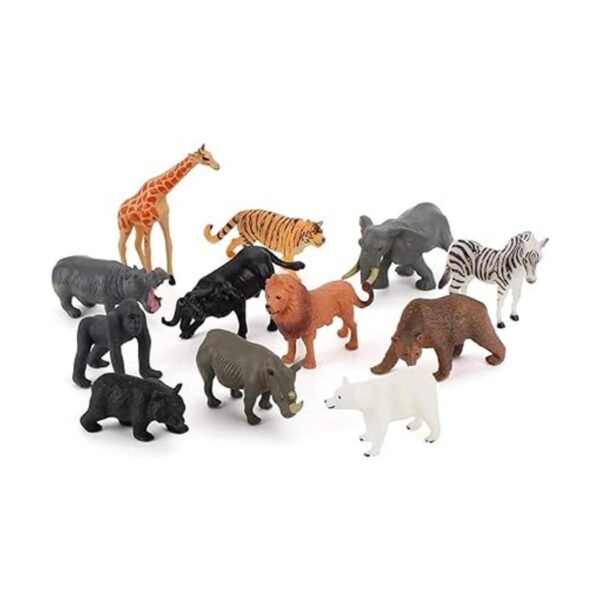 Fantarea 12 figuras realistas de animales salvajes de la_2