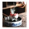 EatingBiting Figura decorativa de cerámica de 3.7 x 3.1