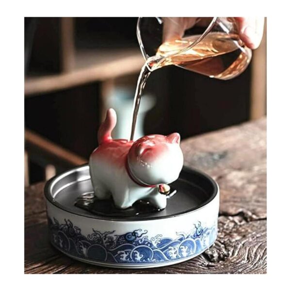 EatingBiting Figura decorativa de cerámica de 3.7 x 3.1
