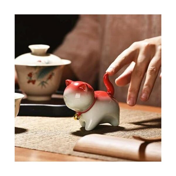 EatingBiting Figura decorativa de cerámica de 3.7 x 3.1