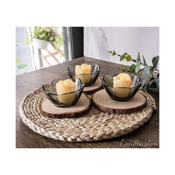 6 velas LED con temporizador remoto pequeñas velas_2