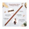 SoulGenie Palo Pranayama de madera multiusos abridor de_3