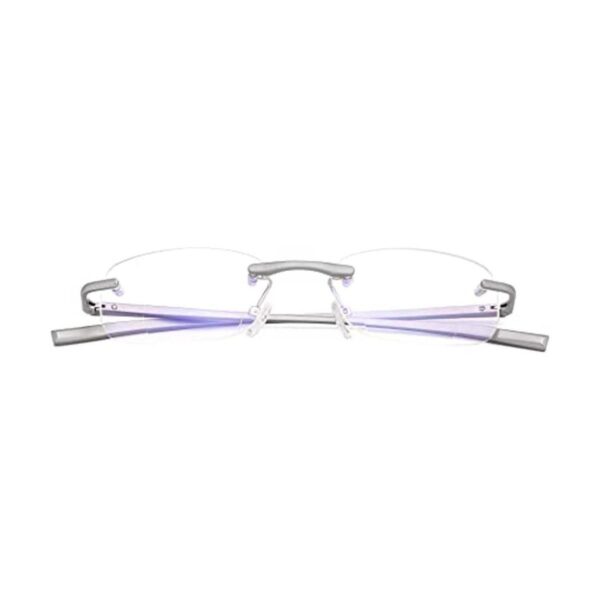 Gafas de lectura bifocales transparentes sin bordes_1