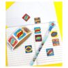 TINYMILLS Superhero Stickers 100 pegatinasdispensador