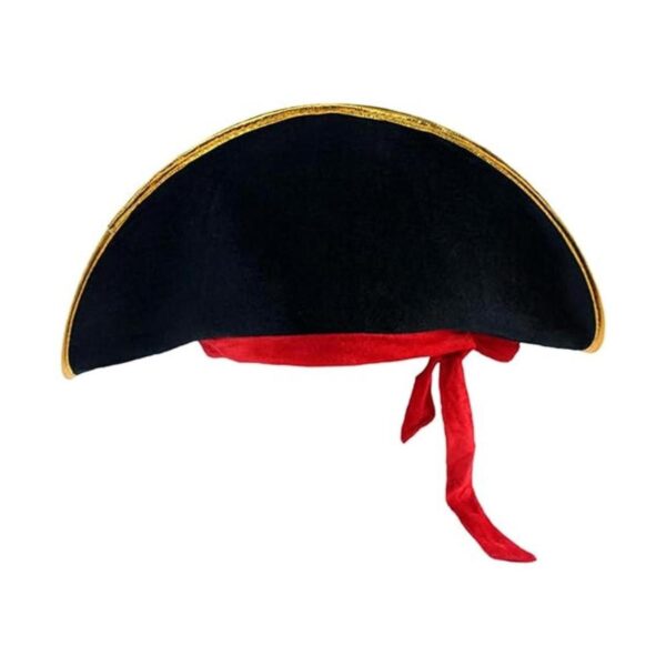 Gorra de disfraz de capitán pirata con estampado de_3