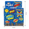 TINYMILLS Superhero Stickers 100 pegatinasdispensador