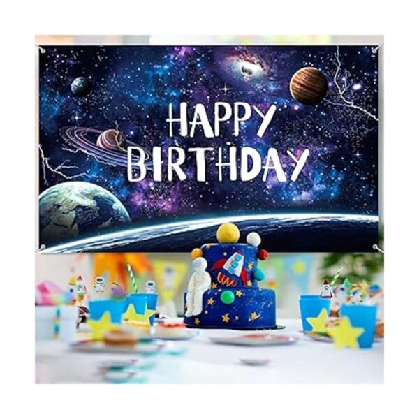 Decoración de fiesta de cumpleaños de galaxia espacial_4