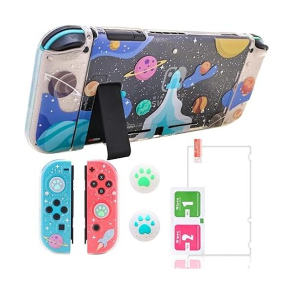 ECHZOVE Funda con purpurina para interruptor bonita funda_2