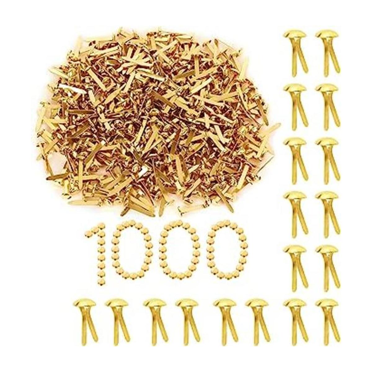 Paquete de 1000 sujetadores de papel grandes de 516 x 1