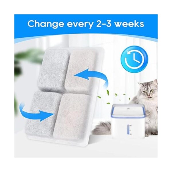 MyfatBOSS Filtro de fuente de agua para gatos paquete de