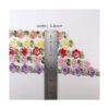 SEWDIYTR Cinta de color con ribete de flores apliques de_5