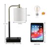 OYedis Lámpara de mesa con control táctil lámpara de_5