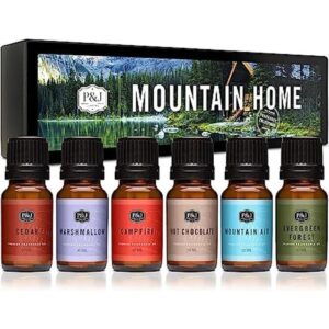 PJ Trading Aceite fragancia Mountain Home Juego de 6_1