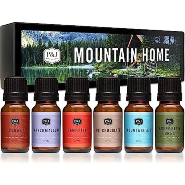 PJ Trading Aceite fragancia Mountain Home Juego de 6_1