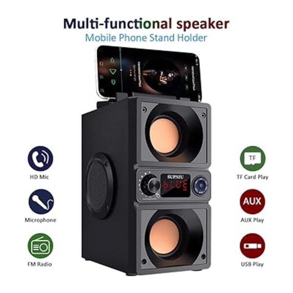 Altavoz Bluetooth boombox portátil Bluetooth con 40 W_5