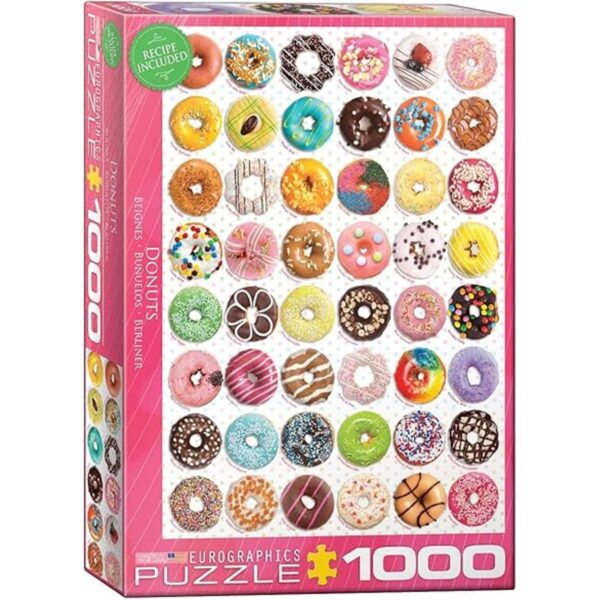 EuroGraphics Donuts Jigsaw Puzzle 1000 piezas 60000585_1