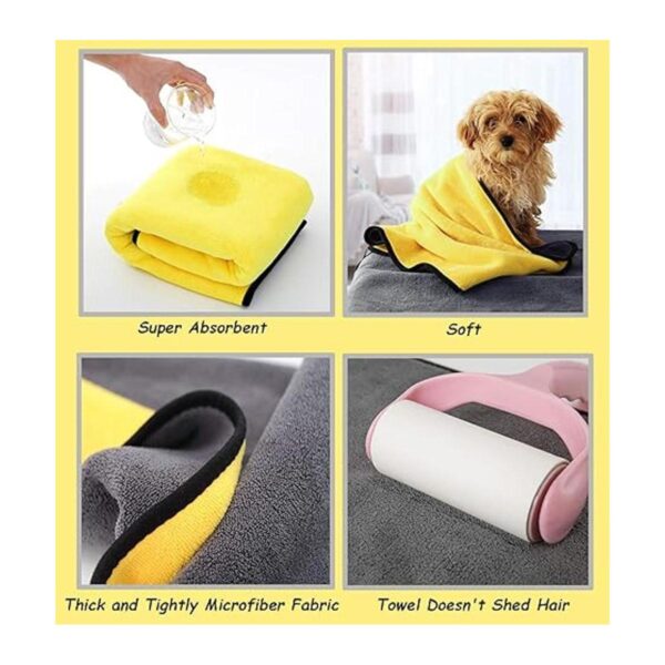 Kwispel Toalla de baño para perros y gatos de microfibra