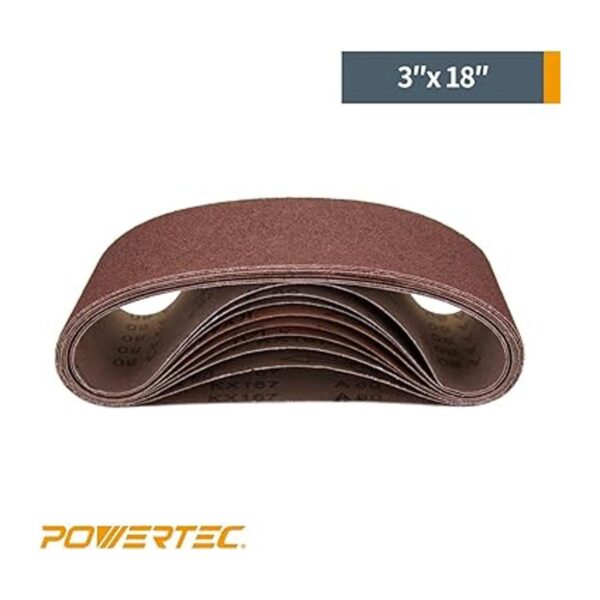 POWERTEC Correas de lijado de óxido de aluminio 110808 de_3