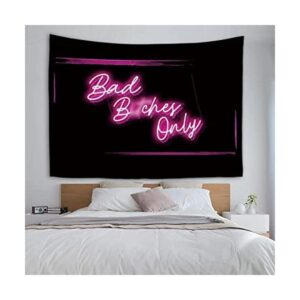 HuxtleEssentials Tapiz decorativo de pared Bad Bches_1