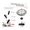 EMOON Kit de 6 piezas de mecanismo de reloj con 9
