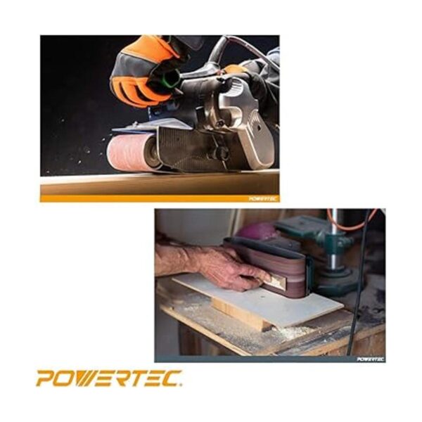 POWERTEC Correas de lijado de óxido de aluminio 110808 de_5