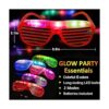 HDHF Lentes iluminados suministros de fiesta que brillan_3
