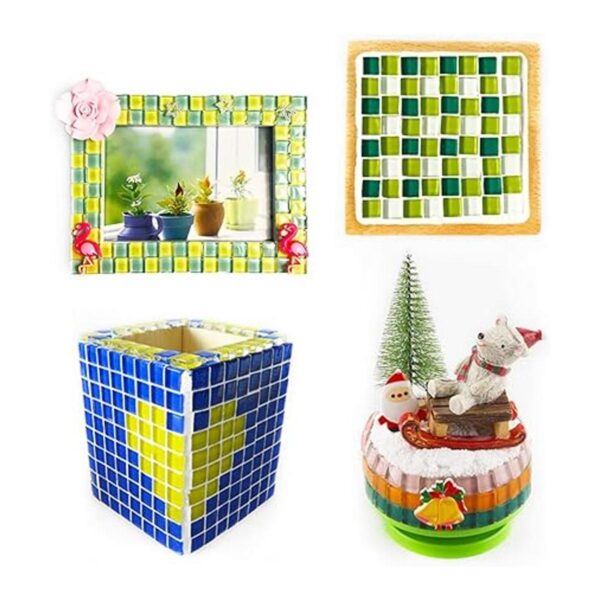 PINUOKE 200 piezas 7.05 oz azulejos de mosaico con