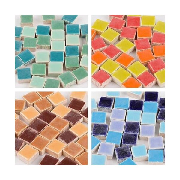 PINUOKE 200 piezas 7.05 oz azulejos de mosaico con