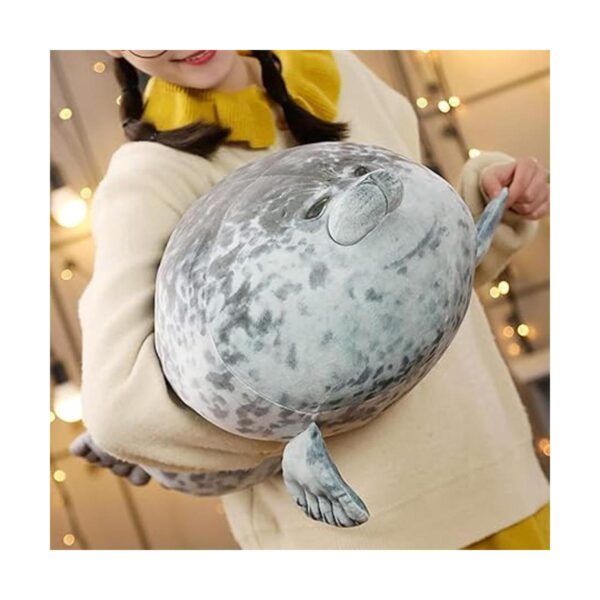 Chubby Spotted Seal Almohada de peluche de algodón con