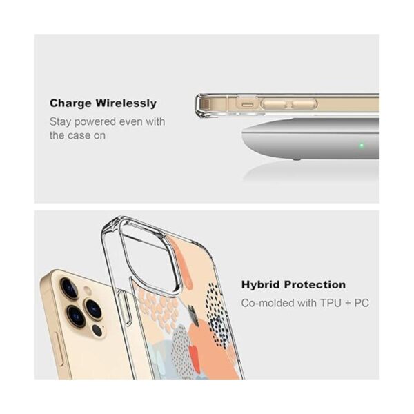 ICEDIO Funda para iPhone 13 Pro con protector de_3
