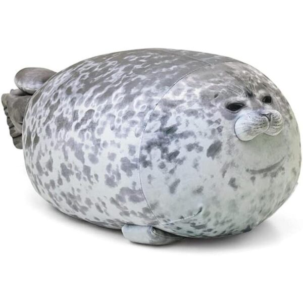 Chubby Spotted Seal Almohada de peluche de algodón con
