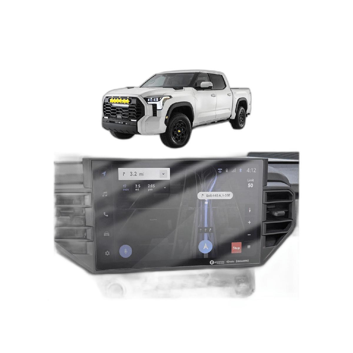 SKTU Protector de pantalla de plástico para Toyota Tundra