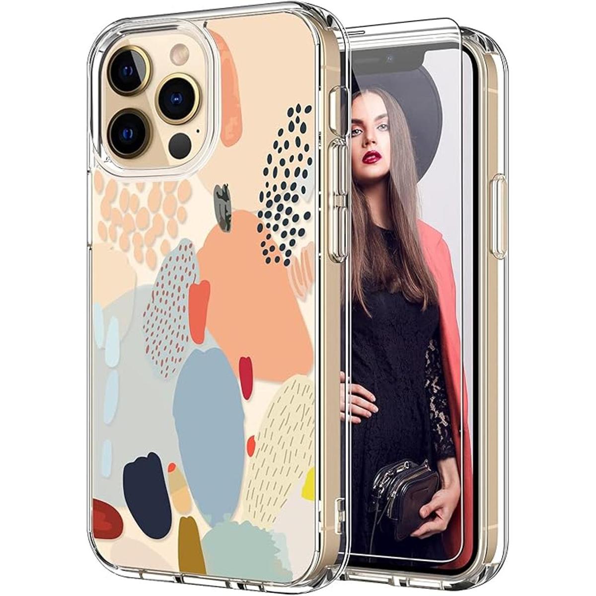 ICEDIO Funda para iPhone 13 Pro con protector de