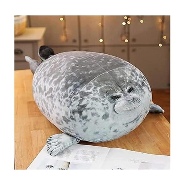 Chubby Spotted Seal Almohada de peluche de algodón con