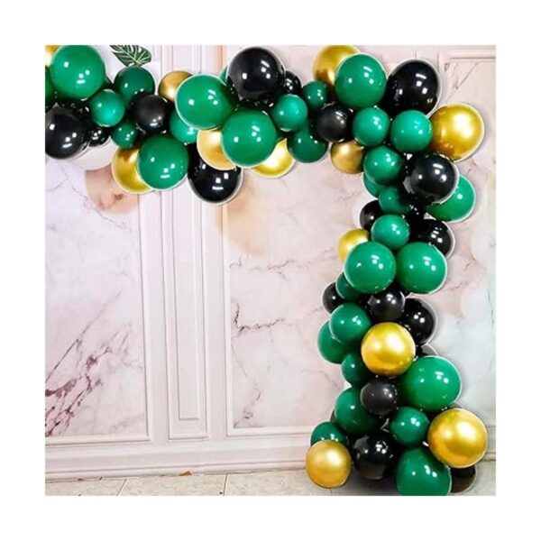 Kit de guirnalda de globos globos de látex verde oscuro y_5