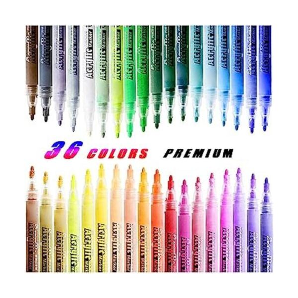 Rotuladores de pintura acrílica de 36 colores juego de_1