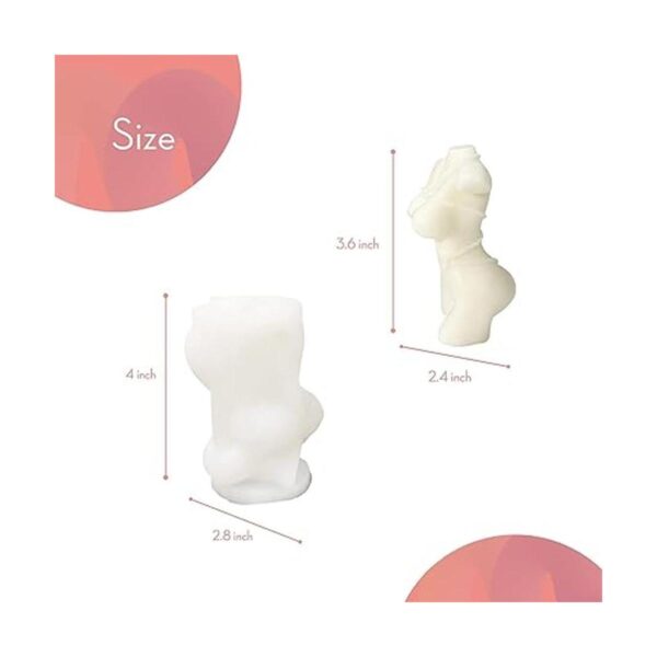 Moldes de silicona para hacer velas moldes 3D para cera_6