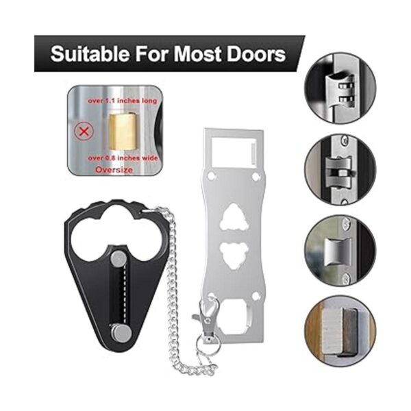 Cerradura de puerta portátil cerraduras de puerta de_2
