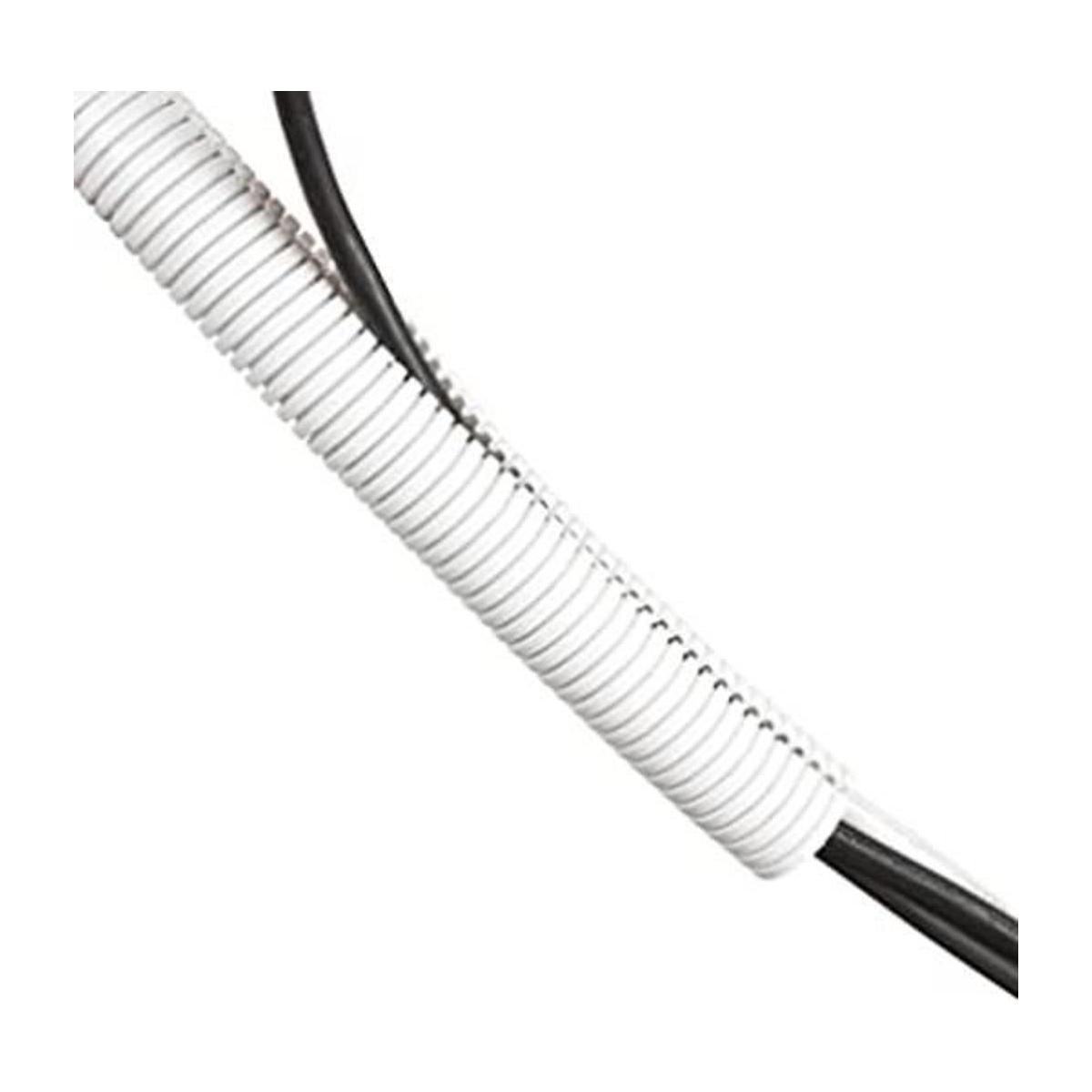 DLine Tubo de cable blanco funda flexible de gestión de