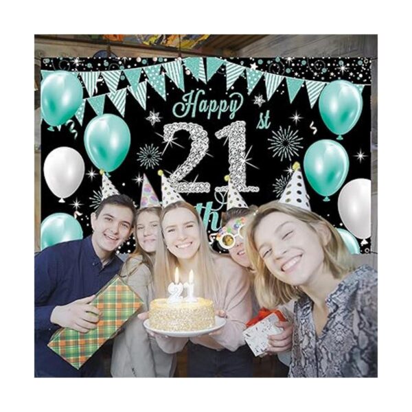 Pancarta de fondo para decoración de cumpleaños número 21_3