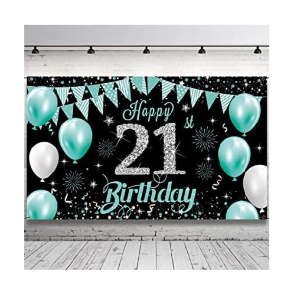 Pancarta de fondo para decoración de cumpleaños número 21_1