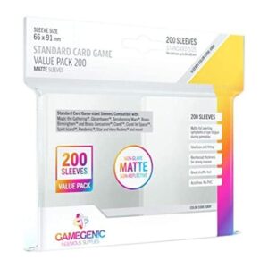 Juego de cartas estándar paquete de 200 fundas mate_1